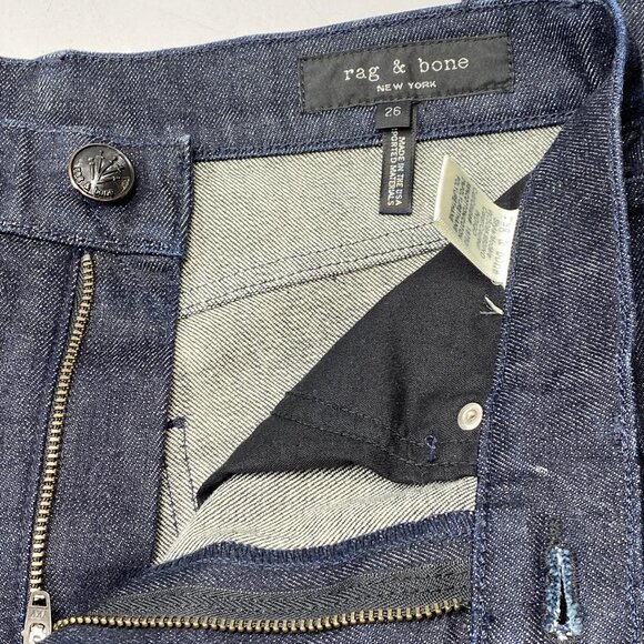 NEW RAG & BONE Cigarette Leg Skinny Jeans Dark Indigo Size 26 – Stretch DeniM - Picture 6 of 8